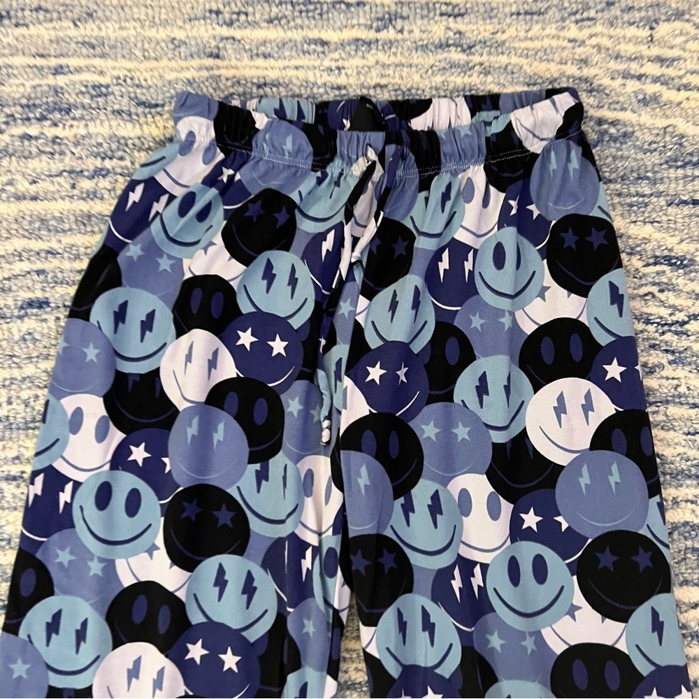 Pixie Lane Smiley Pajama Pants - Picture 2 of 3